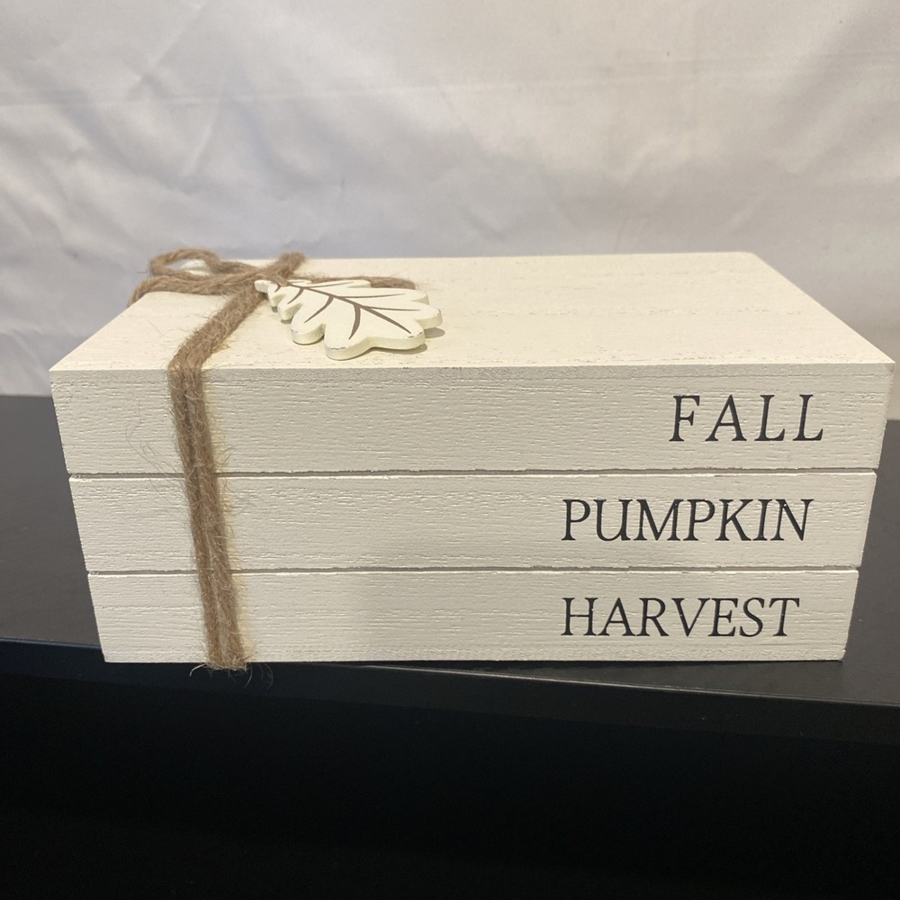 Symbol Gift Inc Fall Pumpkin Harvest Decorative Wood‎ Box